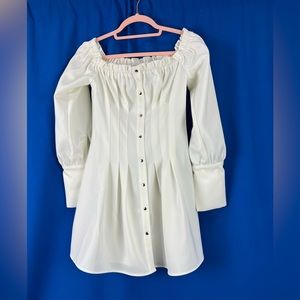 White fashion nova dress